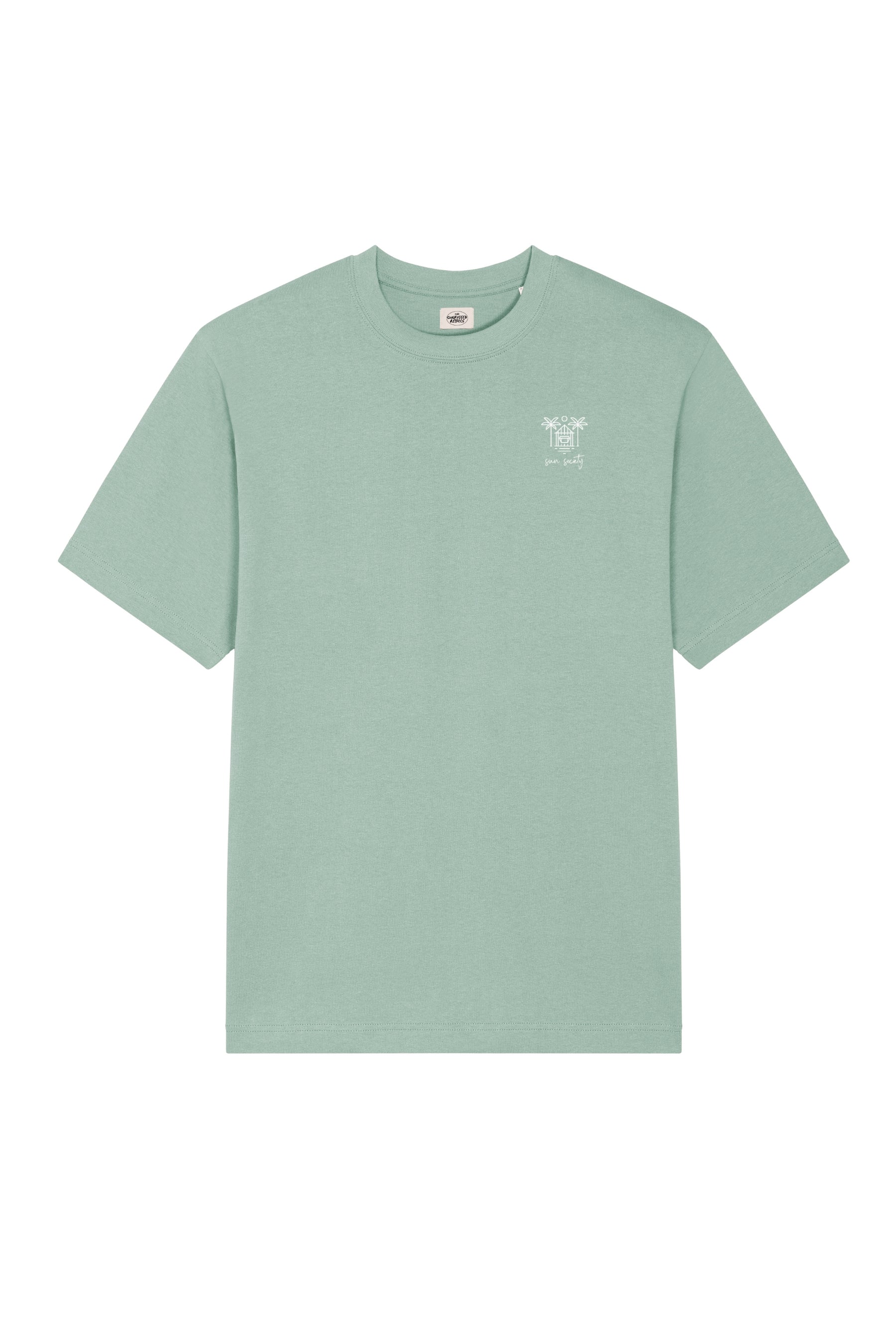 Sun Society Oversized T-Shirt - Aloe