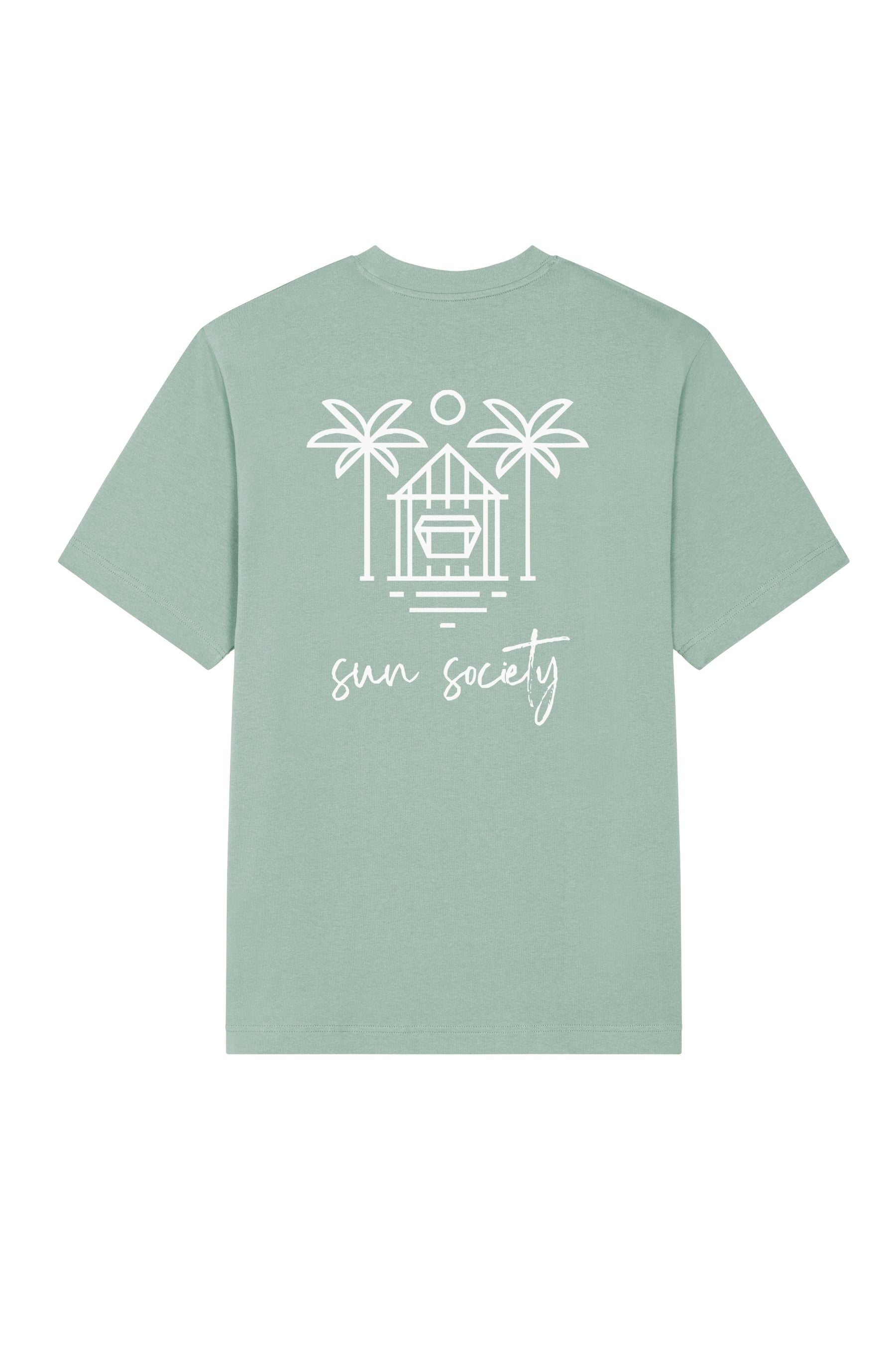 Sun Society Oversized T-Shirt - Aloe