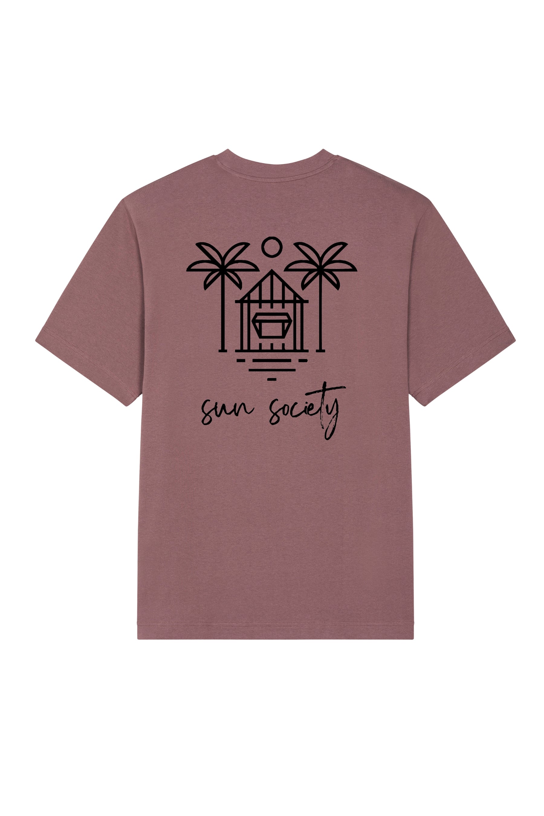 Sun Society Oversized T-Shirt - Acai