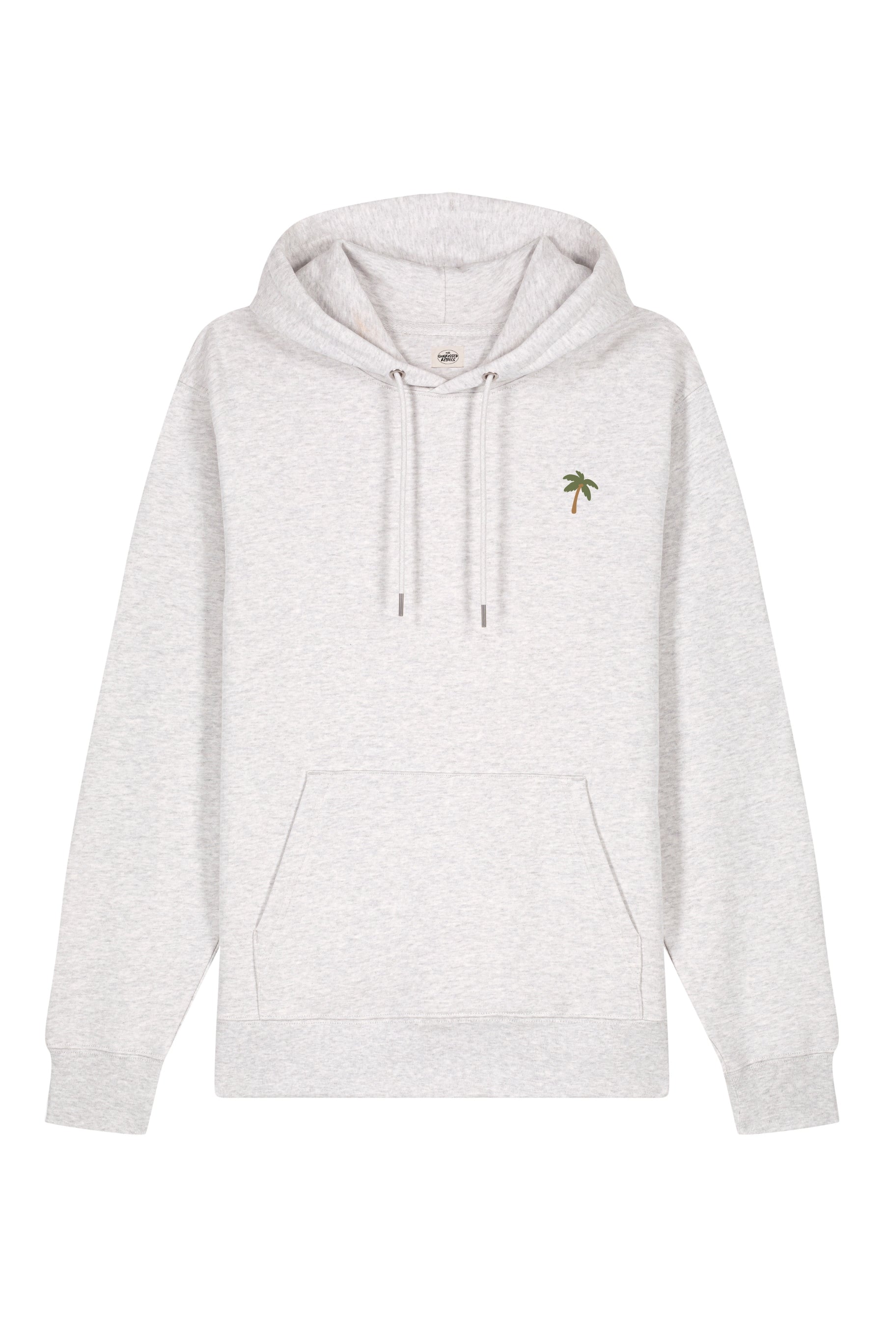 Palm Tree Hoodie - Cool Grey