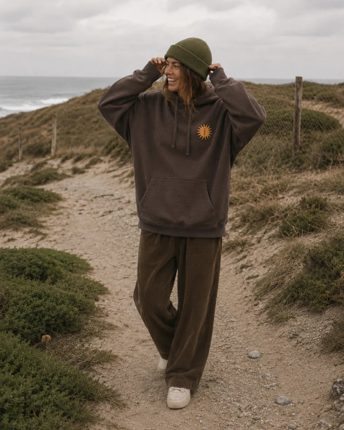 Sun Ritual Heavy Hoodie – Cocoa