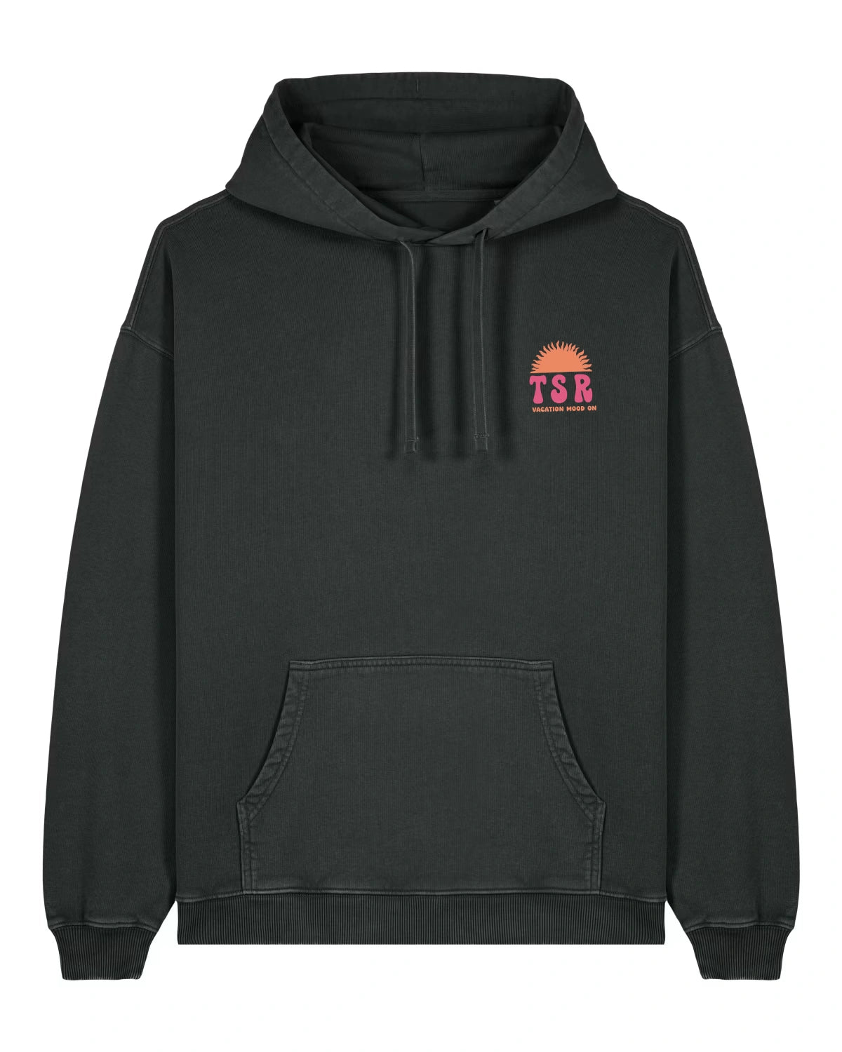 Vacation Mood Heavy Hoodie – Vintage Black