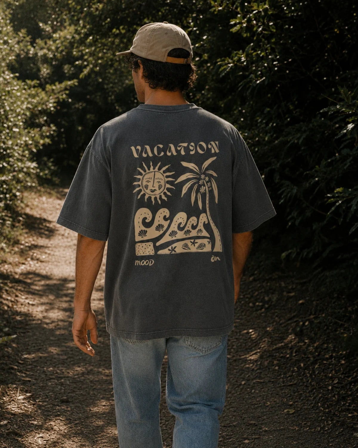 Rebel Escape Heavy Tee – Vintage Anthracite