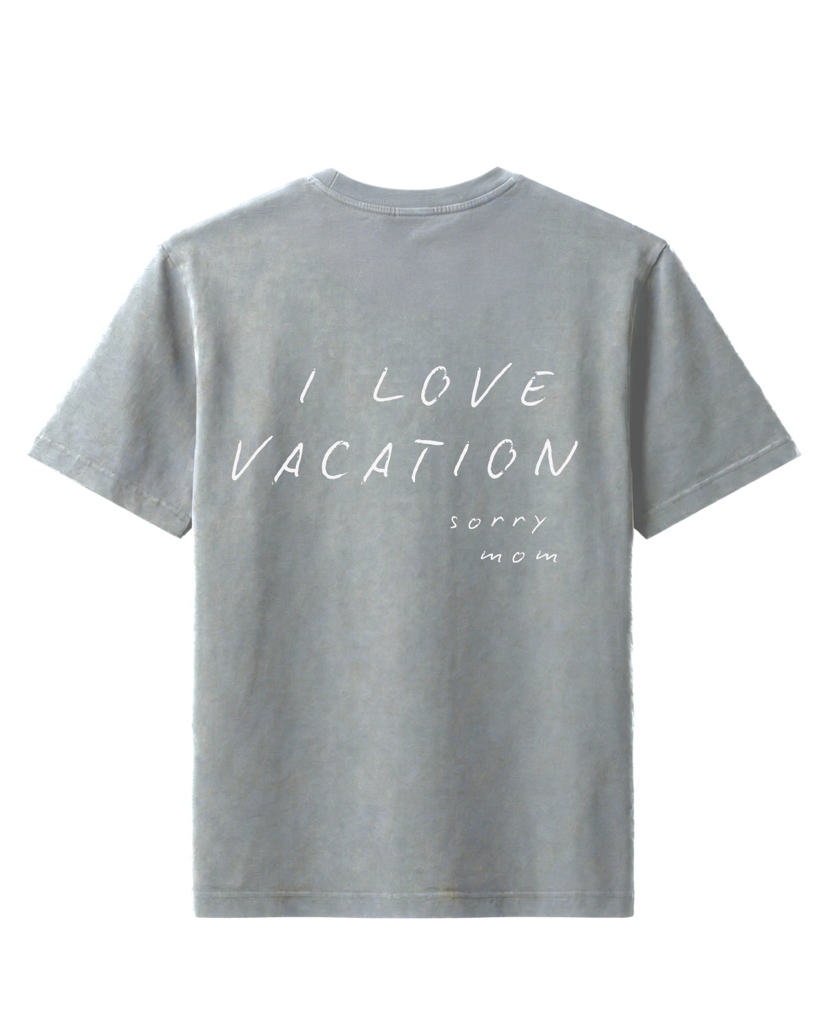 Sorry Mom Heavy Tee – Misty Grey 🌴