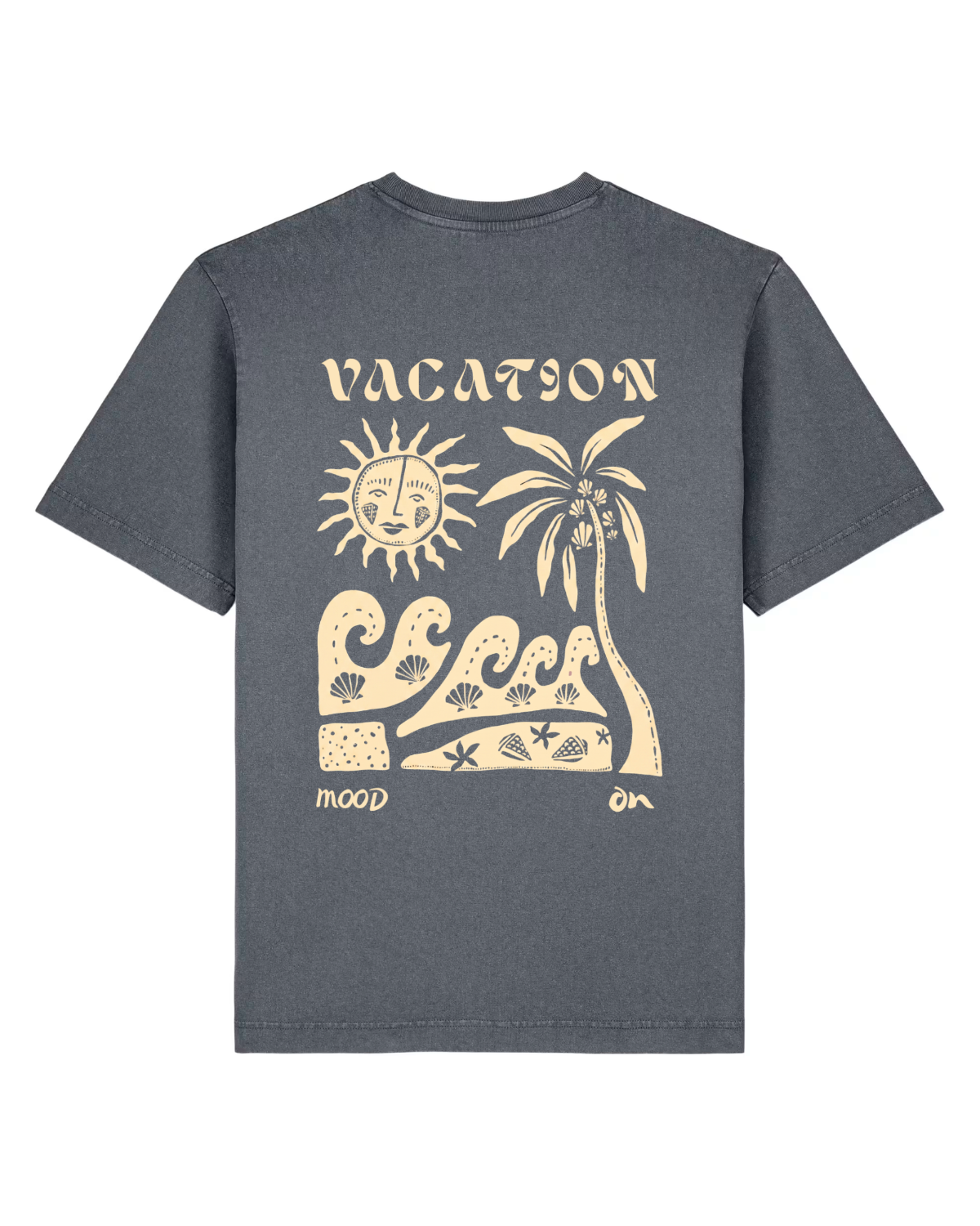 Rebel Escape Heavy Tee – Vintage Anthracite