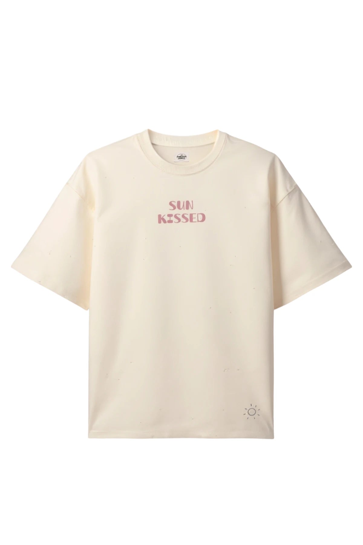 Vorderansicht vom Sunkissed Light T Shirt Natural Raw mit Sun Kissed Print