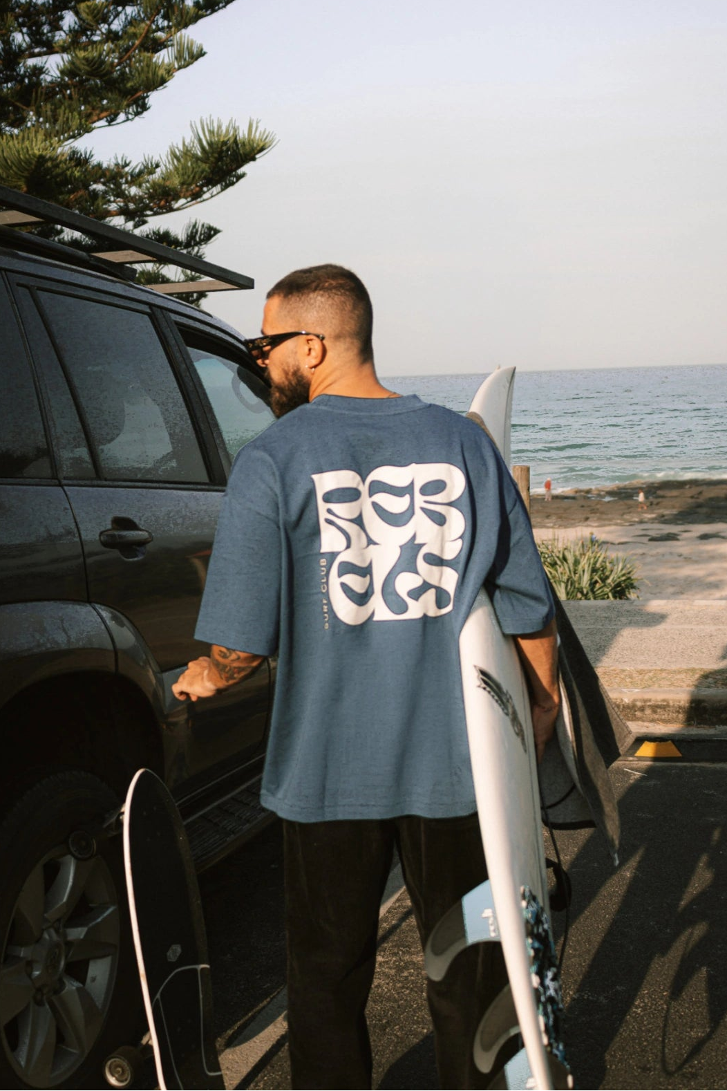 Surf Club Heavy T-Shirt - Deep Blue