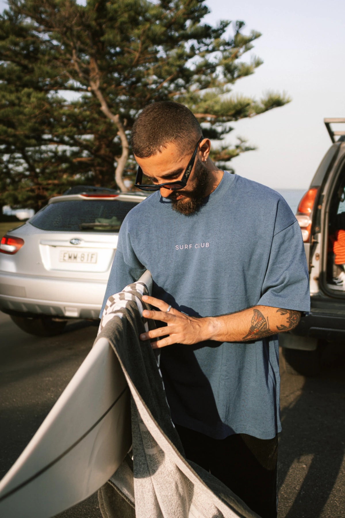 Surf Club Heavy T-Shirt - Deep Blue