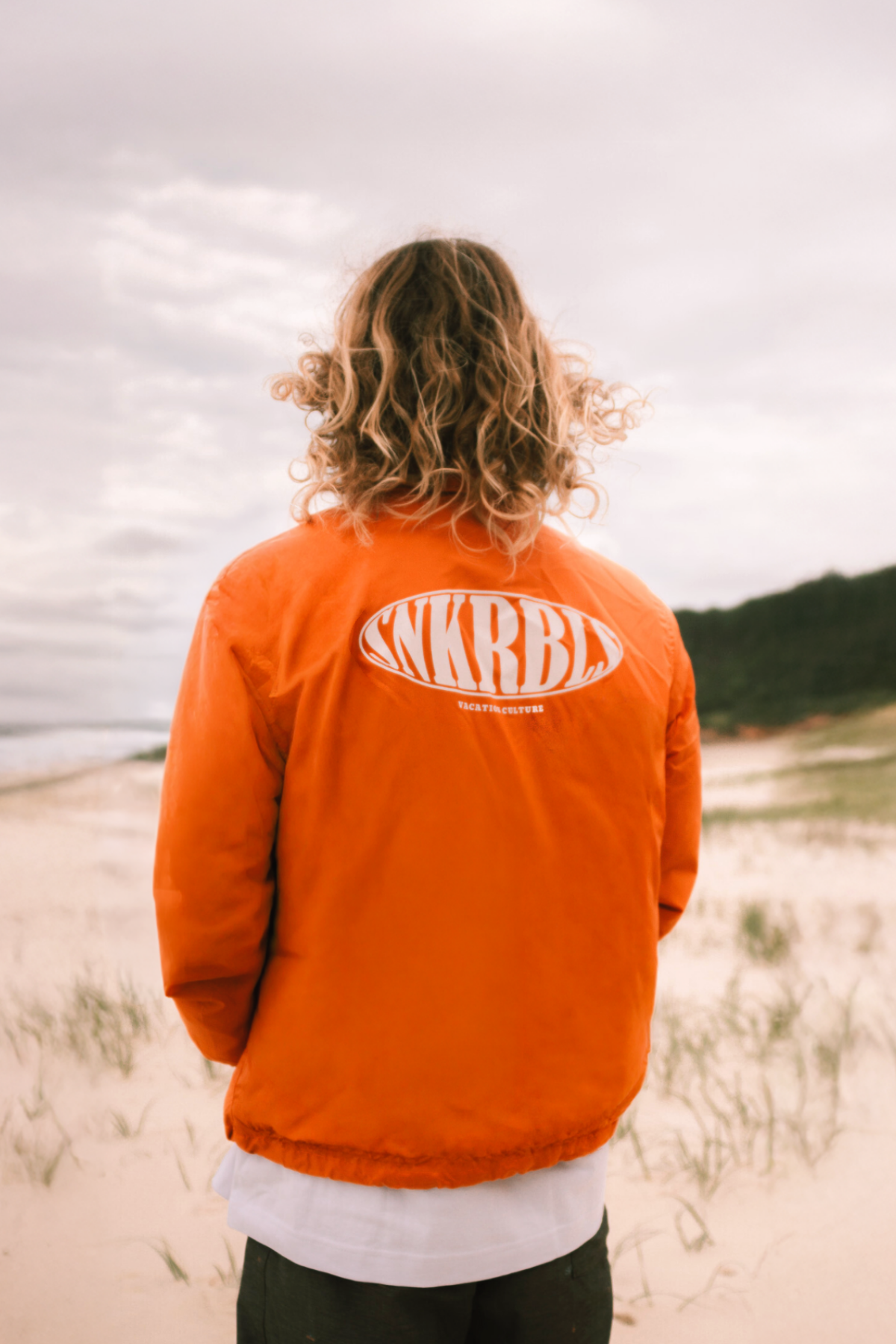 Coach Jacket - Flame Orange