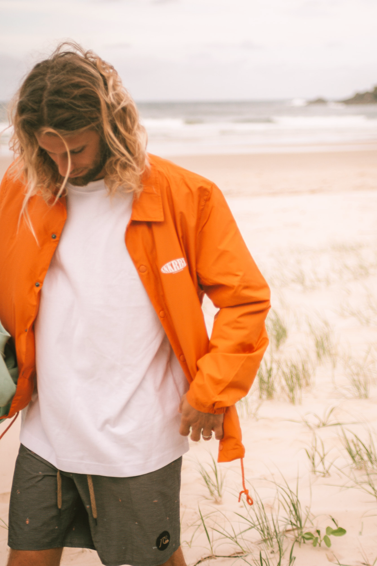 Coach Jacket - Flame Orange