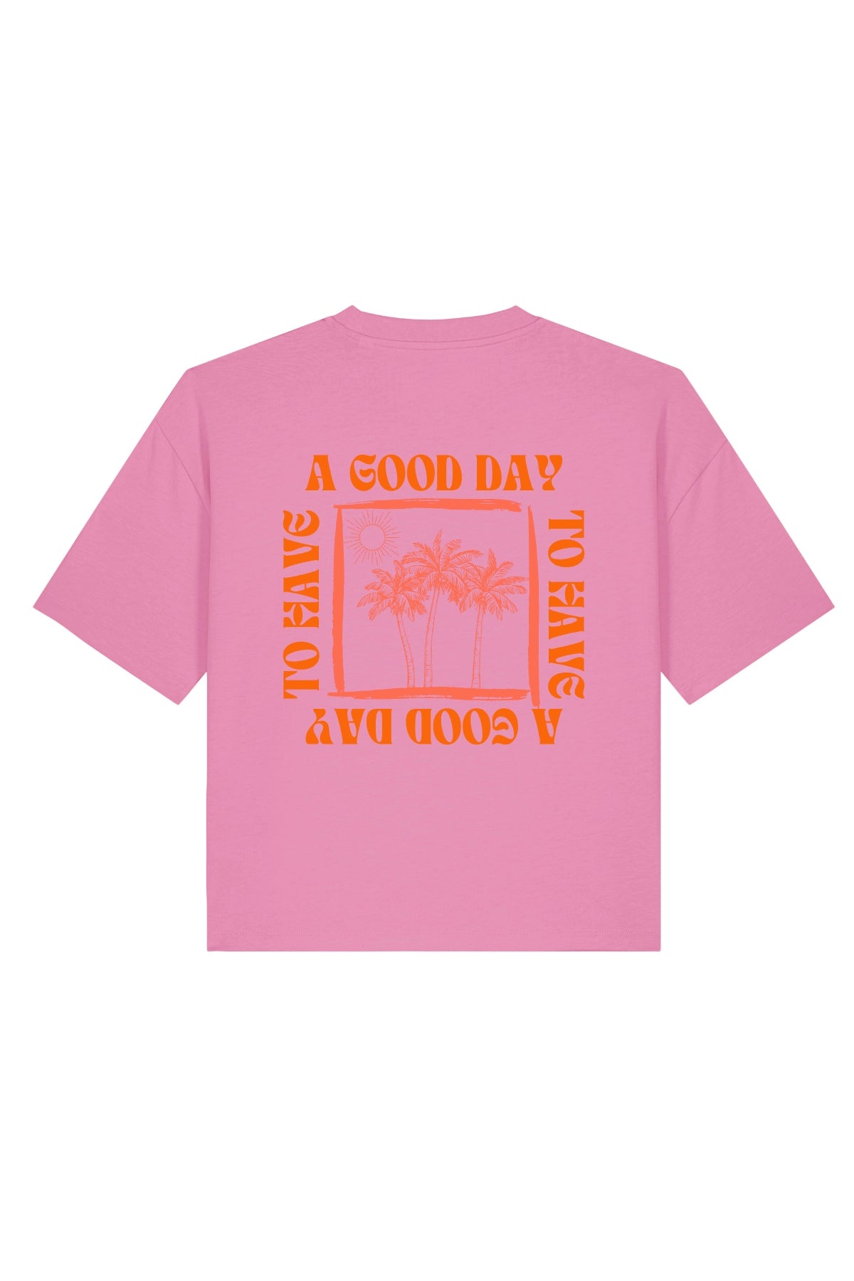 Rückansicht A Good Day T-Shirt mit Print – The Sunkissed Rebels