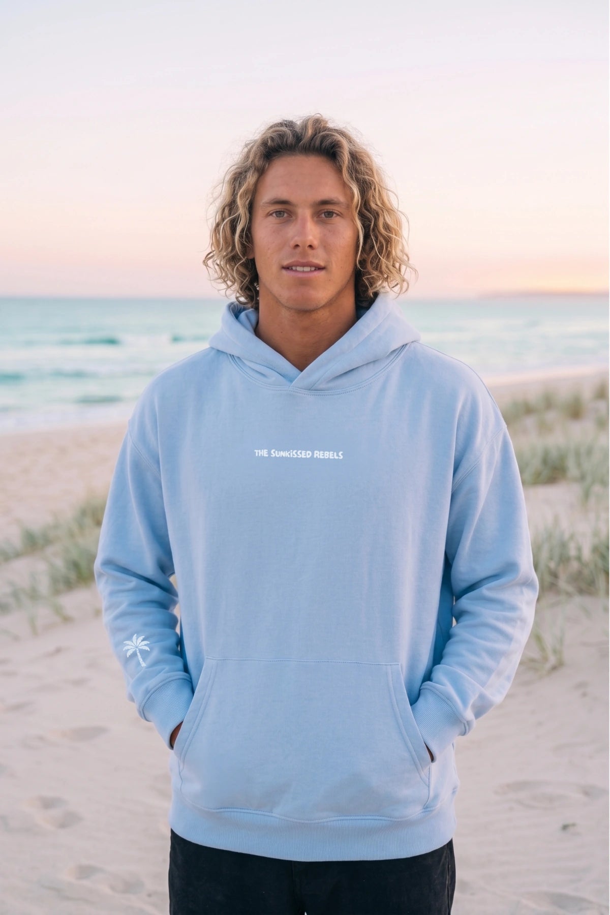 The Horizon Hoodie - Blue Soul
