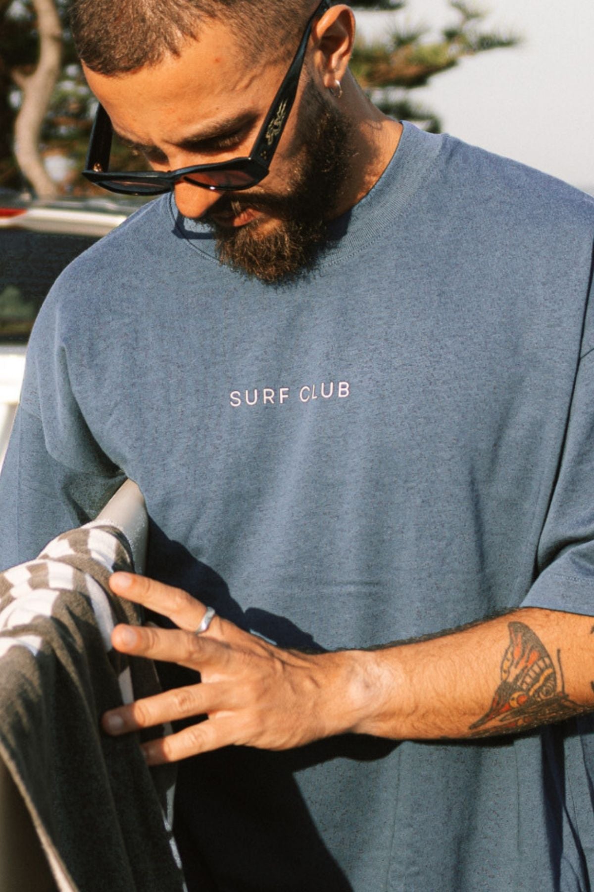 Surf Club Heavy T-Shirt - Deep Blue