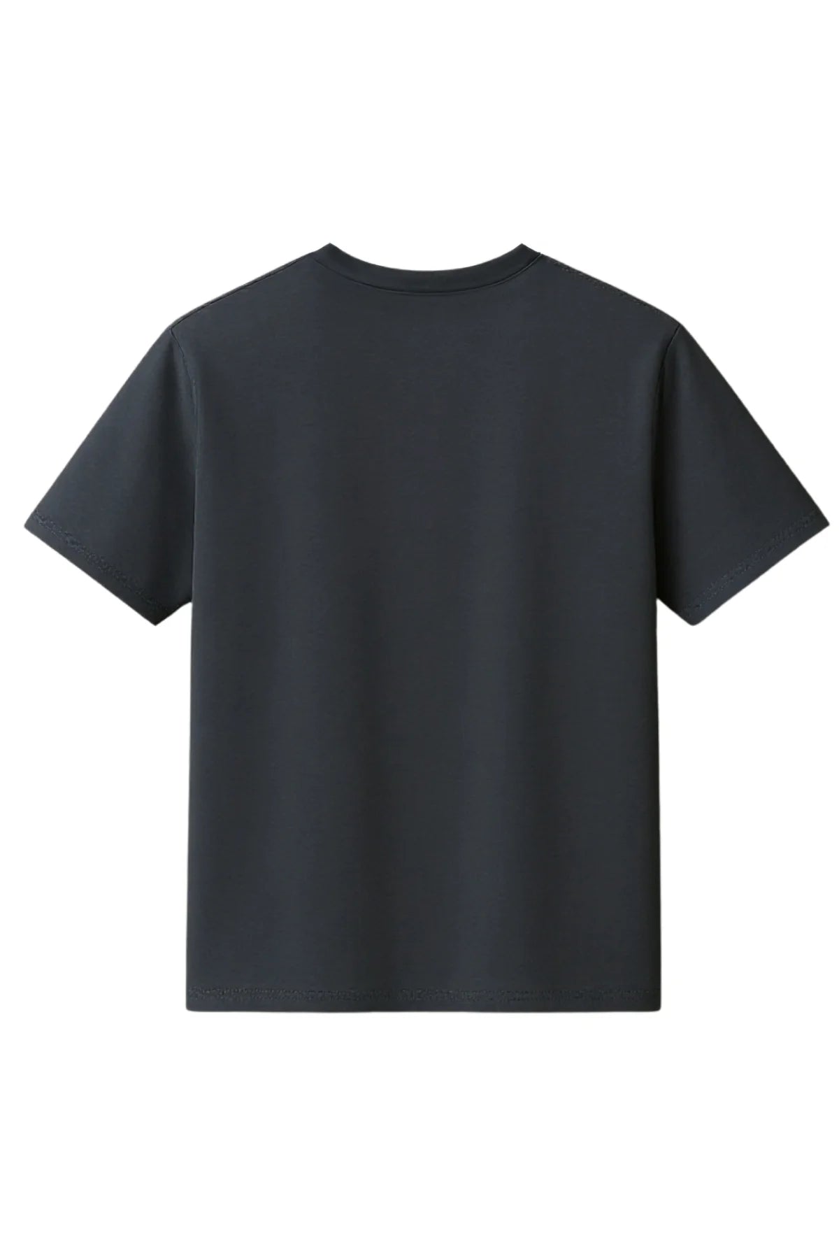 Rückseite des Sunkissed Rebels T-Shirts in India Ink Grey ohne Print.