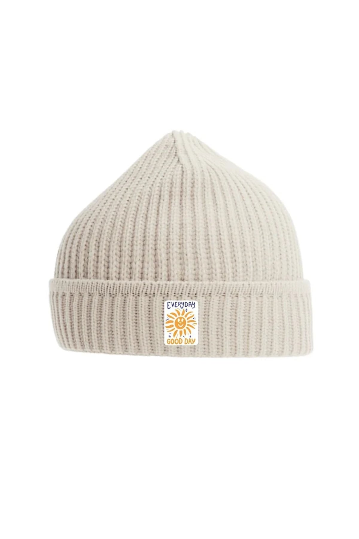 Everyday Good Day Beanie - Natural Raw