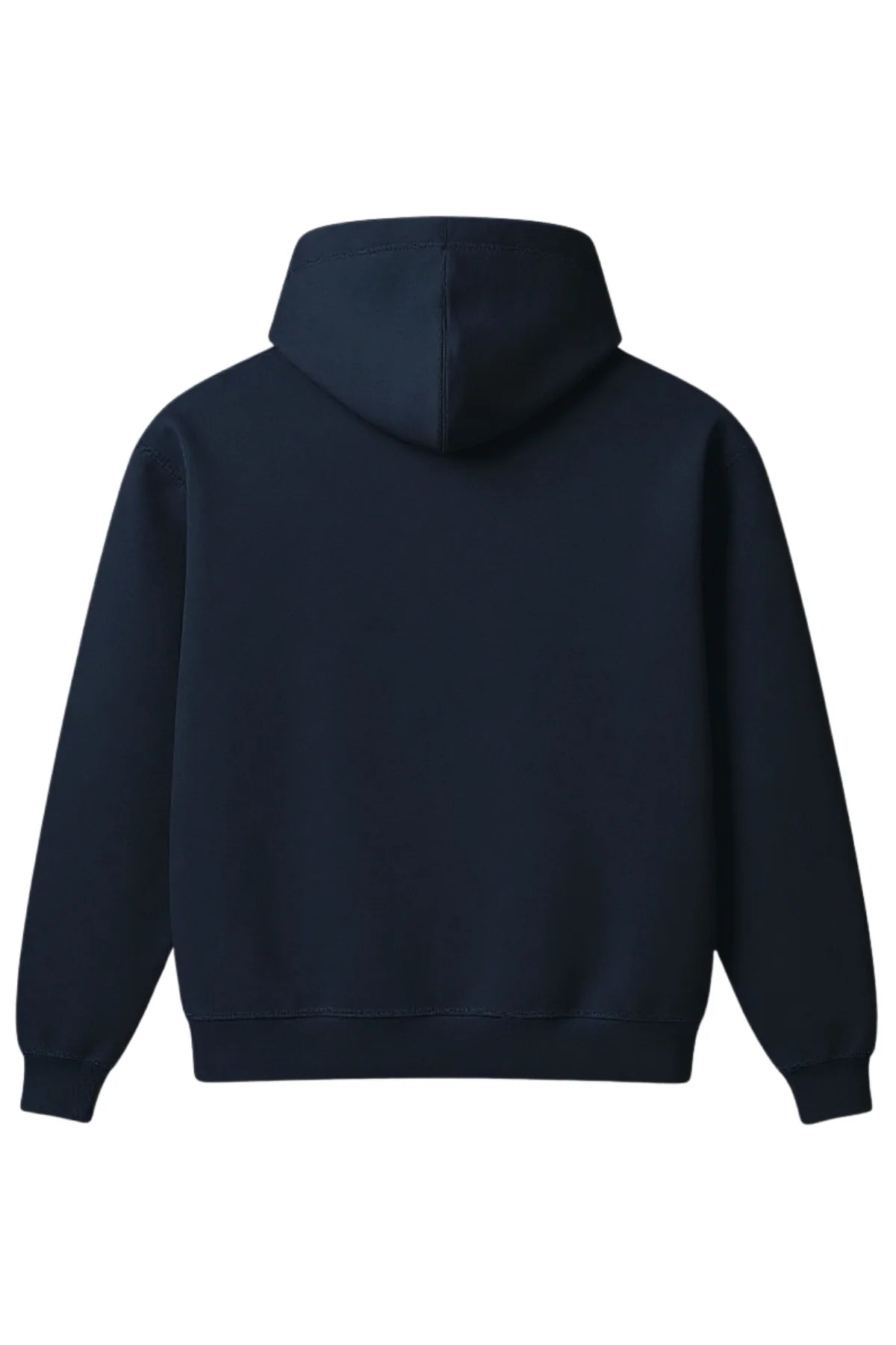 Rückansicht des Vacaciones Oversized Hoodies in Dark Ocean.
