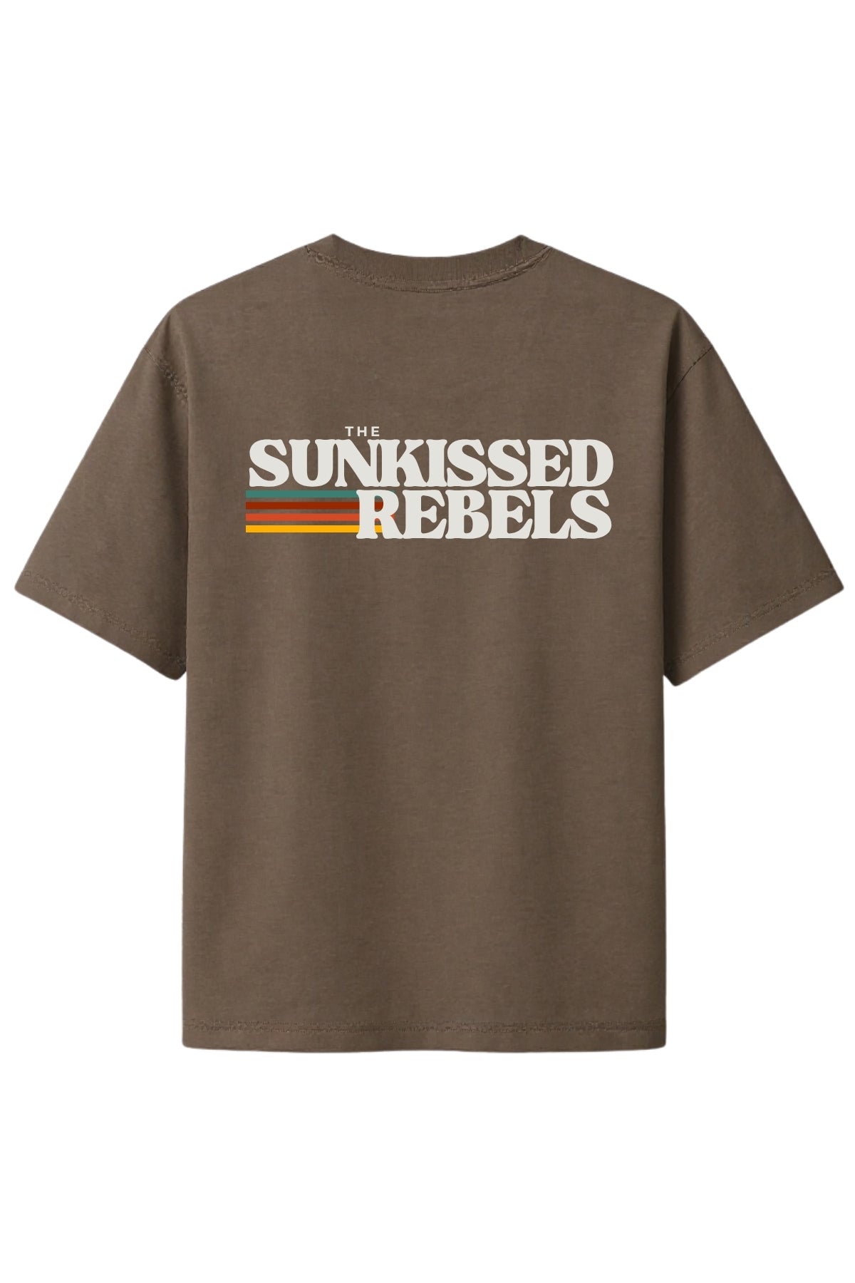 Retro Vibes Heavy T-Shirt - Mocha