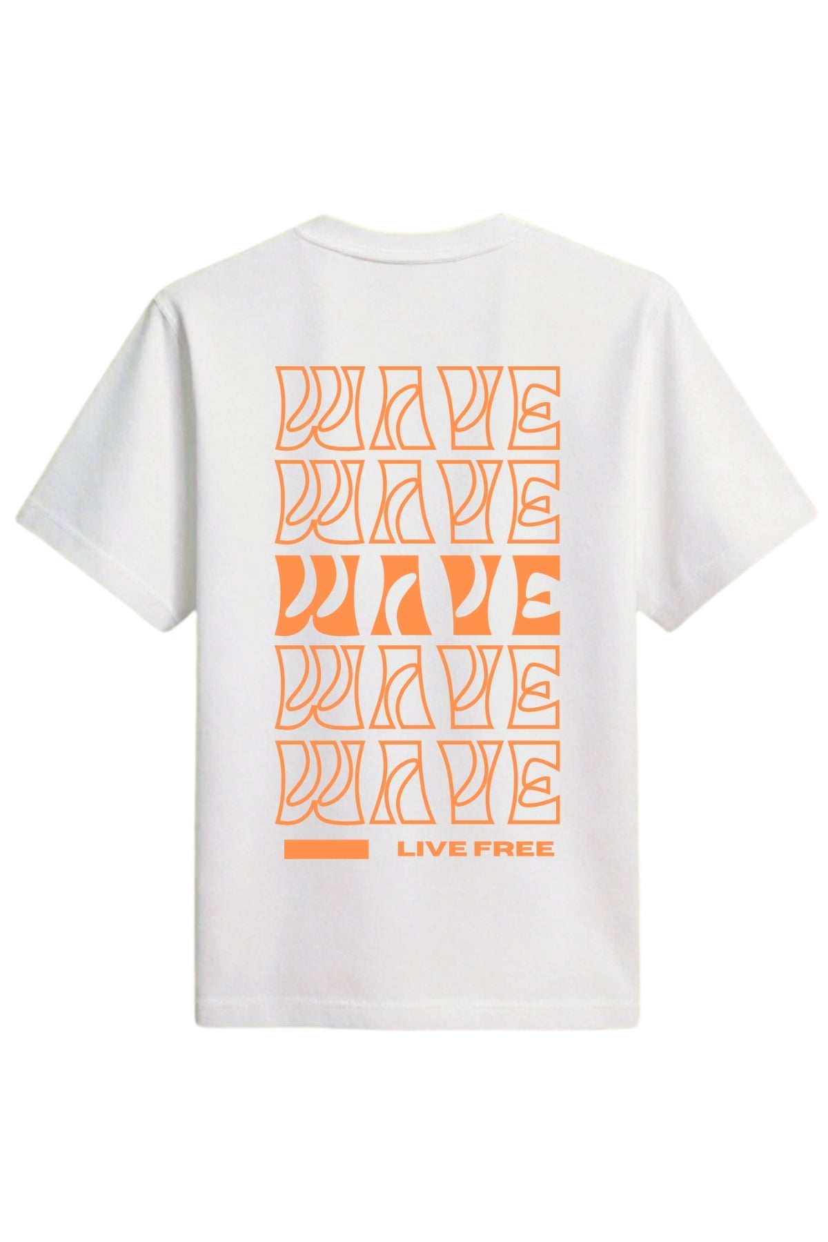 Live Free Oversized T-Shirt - White