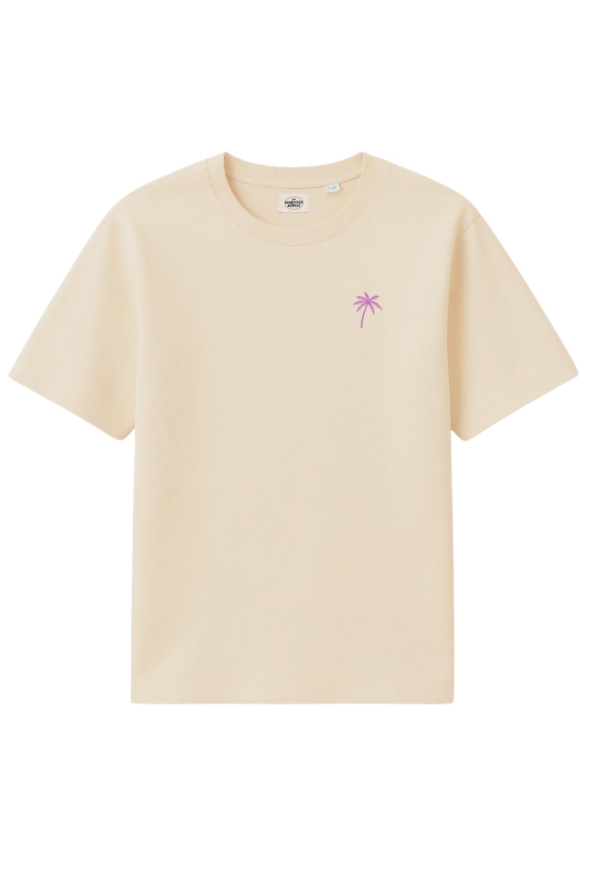 Palm Tree KIDS Tee - Natural Raw
