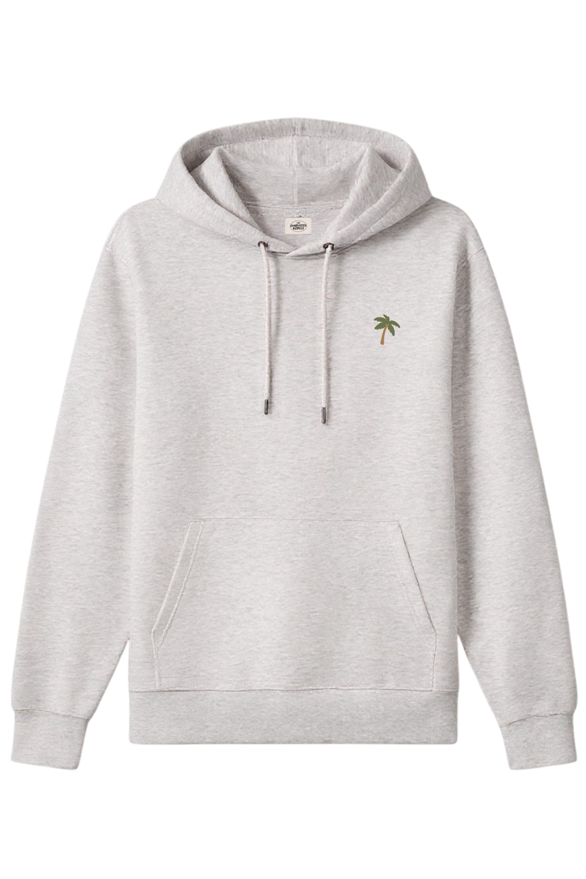 Palm Tree Hoodie - Cool Grey